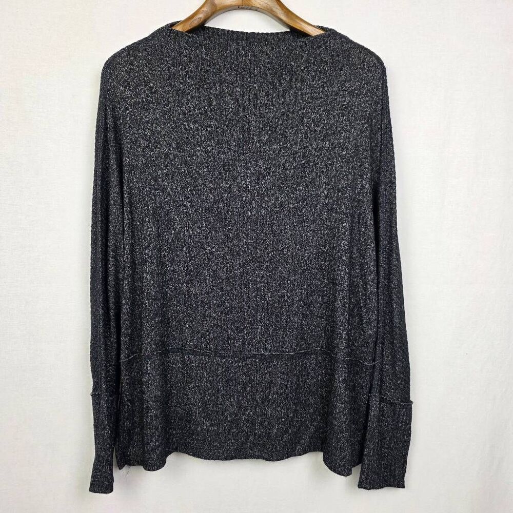Maurices 24/7 Gray Rib Knit Sweater Women's Large